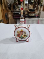 Régi Zsolnay porcelán kulacs
