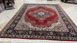 3950 Álomszép Hindu Tabríz kézi gyapjú perzsa szőnyeg 235X300CM INGYEN FUTÁR