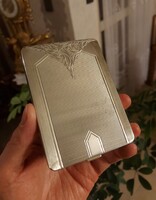 Antik ezüst mesés cigarettatárca! 145gr!