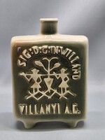 Zsolnay porcelán kulacs, Villány