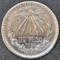 Mexikó 1 peso, 1920. R!