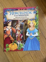 Hercegnők es mas mese hősök Cimu konyv gyerek  mesekönyv