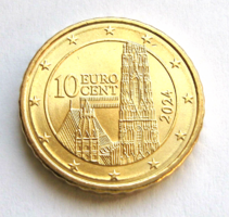 Ausztria – 10 euro cent – 2024 -  Szent István katedrális