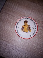 Hollóházi porcelán emlék plakett, Szolnok. Hibátlan. Jelzett.