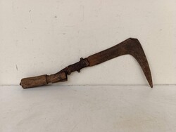 Afrikai fegyver antik maszáj vas növényvágó kés sarló sérült 527 1963
