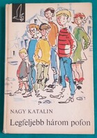 Nagy Katalin: Legfeljebb három pofon > Gyermek- és ifjúsági irodalom > Regény