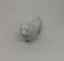 Antik Zsolnay porcelán csau-csau kutya "Ritka"!
