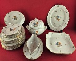 Herendi tulipán mintás 6 személyes étkészlet