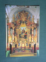 Képeslap,Tihany,Bencés Apátság,oltár látkép,részlet,2003-