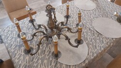 (K) Gyönyörű réz/bronz bronz csillár