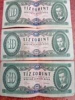 Eladó 1969.papír 10 ft-os