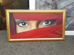 Arab / muszlim nő / Kortárs festmény.