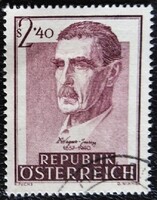 A1032p /  Ausztria 1957 Dr. Julius Wagner-Jauregg  bélyeg pecsételt