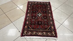 3989 Iráni Husseinabad kézi gyapjú perzsa szőnyeg 70X120CM INGYEN FUTÁR