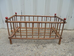 Antik játék kiságy, babaágy - nagyobb méret