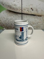 Hollóházi Porcelán Kis Füles Korsó “ Eger Város “ A149