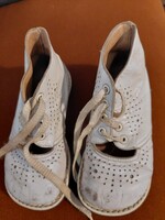 1960s leather baby shoes