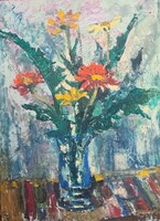 Vati József (1927-2017): Virágcsendélet 1983