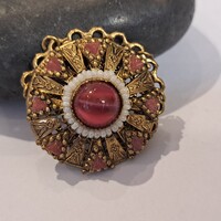 Régi aranyozott    bross 2  cm