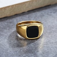 GOLD FILLED FÉRFI PECSÉT GYŰRŰ.