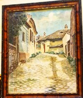 FA.szignóval csodálatos alkotás, 31x24.5-s  akvarell papír