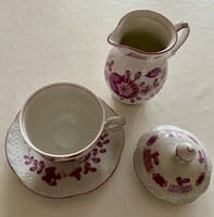 Volkstedt porcelán kávés csésze és alj Volkstedt tejkiöntő és tető pótlásnak is!