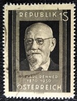 A959p /  Ausztria 1951 Karl Renner  bélyeg pecsételt