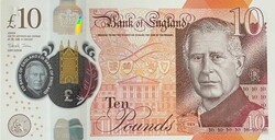 Egyesült Királyság 10 font 2023 UNC POLYMER