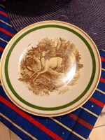 Nemet porcelan vadaszati dekoros tányér