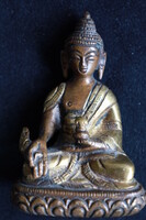Réz Buddha szobor