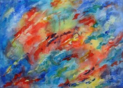 50x70 cm akrilfestmény