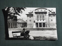 Képeslap,Sopron,Színház látkép,részlet,1959-