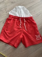 Lifeguard fiú/férfi/unisex piros rövidnadrág, úszó nadrág  S