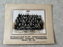 MÁV Kolozsvári tanfolyam 1943