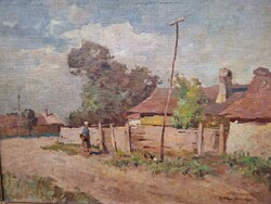 Csallóközi Farkas Lőrinc (1898-1966) Utcarészlet