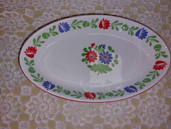 Alföldi porcelán magyaros mintával , virslis tányér