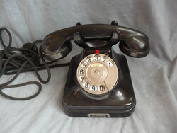 Horthy kor tárcsás telefon CB-35 bakelit telefon régi bakelit telefon magyar királyi posta címeres