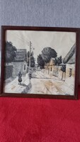 Vélhetően Szalay Lajos 1909-1995 grafikus munkája, sokszorosított eljárással készült