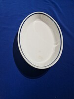 Retro régebbi Alföldi porcelán jelzésű ovális virslis tányér