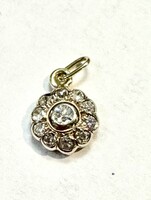 Pendant with diamonds.