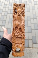 Shou Lao-a Hosszú élet Istene faragott szobor