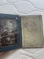 MÁV igazolvány 1918 1919 regi arcképes vasúti igazolvány