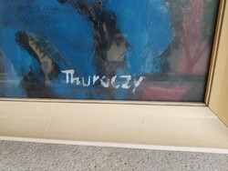Thuroczy Zoltán képcsarnokos festmény.