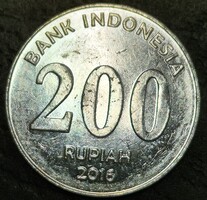 Indonézia 200 rúpia, 2016.