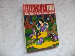 Hófehérke, retro 100db-os puzzle játék (4663)