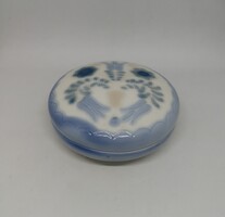 Aquincum porcelán ékszertartó fedeles bonbonier "Ritka"!