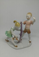 Herendi porcelán faültetés!