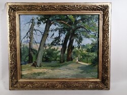 KOVÁCS GYULA /1905 Éradony-2002 Nyergesújfalu/ ERDŐRÉSZLET