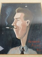 Self-portrait, Szepessy Street, 956