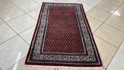 3977 Hindu Mir kézi csomó gyapjú perzsa szőnyeg 90X150CM INGYEN FUTÁR